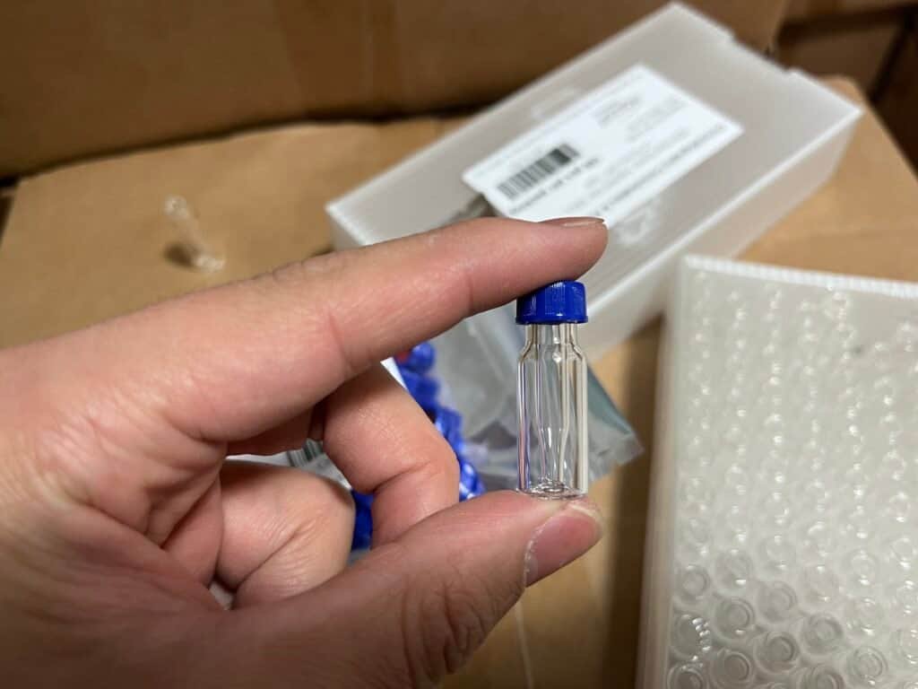 glass micro insert vials