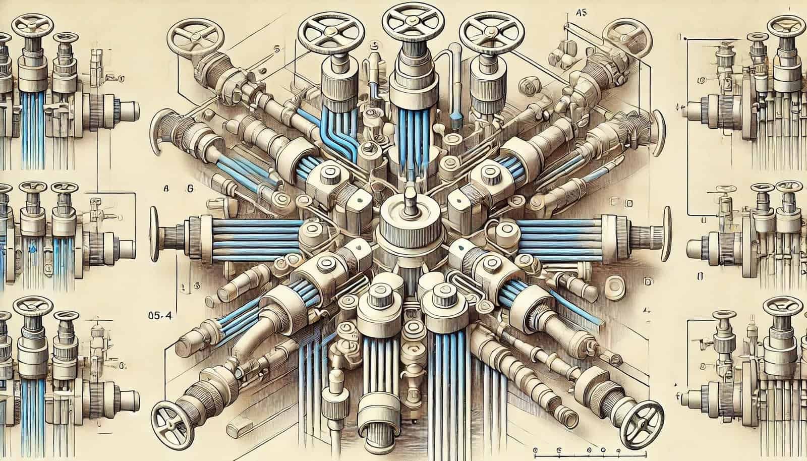 why are 6 way valves used in chromatography?