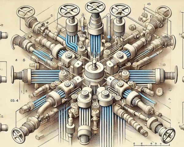 why are 6 way valves used in chromatography?